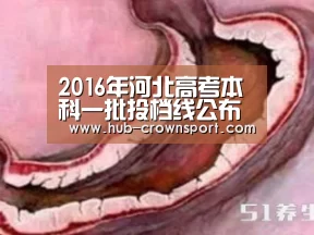 2016年河北高考本科一批投档线公布-皇冠体育app(图1) 皇冠体育